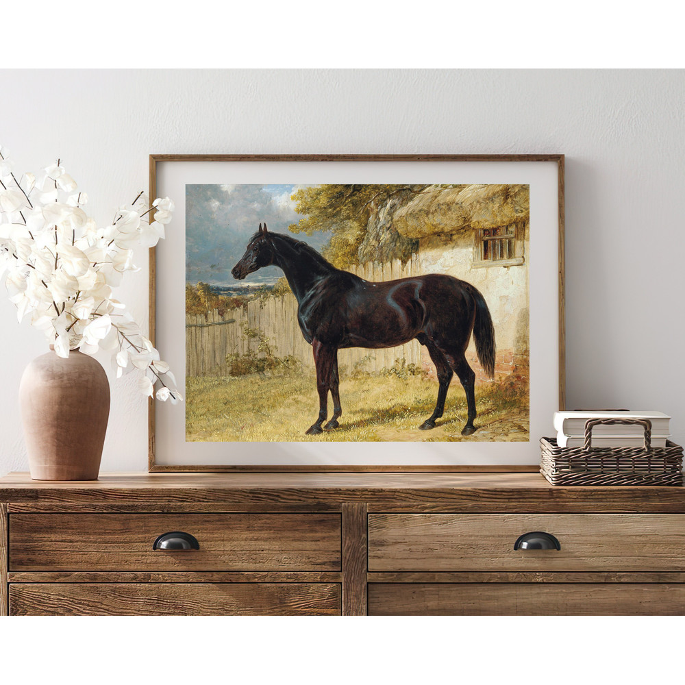 vintage horse wall art print.jpg