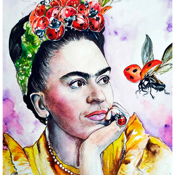 Frida Kahlo portrait with ladybugs.jpg