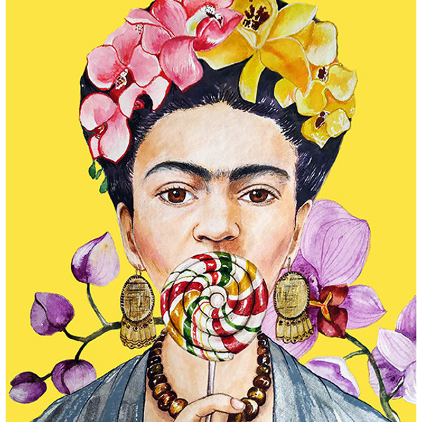 Frida Kahlo with lollipop orchids.jpg
