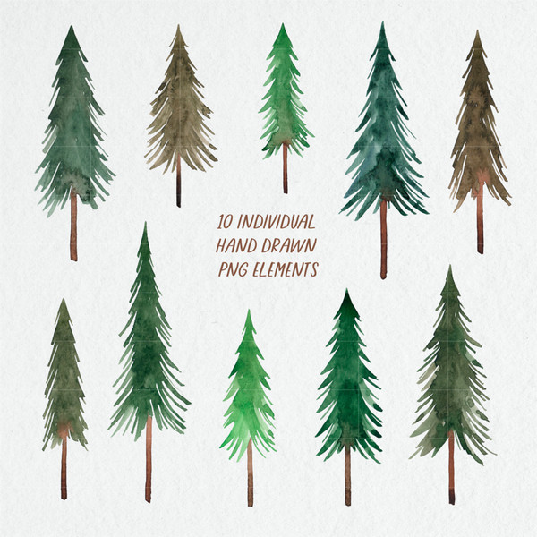 Watercolor Pine Trees Clipart 2.jpg