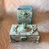 Blue Jewelry Box, Beautiful decor Proposal ring box, Jewellery Storage, Treasure box, Keepsake box, box with lid (3).JPG
