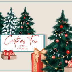 Christmas Tree PNG,  gift boxes clipart. Christmas PNG clipart