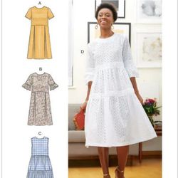 PDF Sewing Patterns Mc Calls 7948 Misses' Dresses Size 6-8-10-12-14