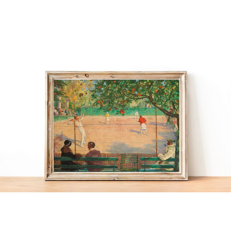 vintage tennis match home decor.jpg