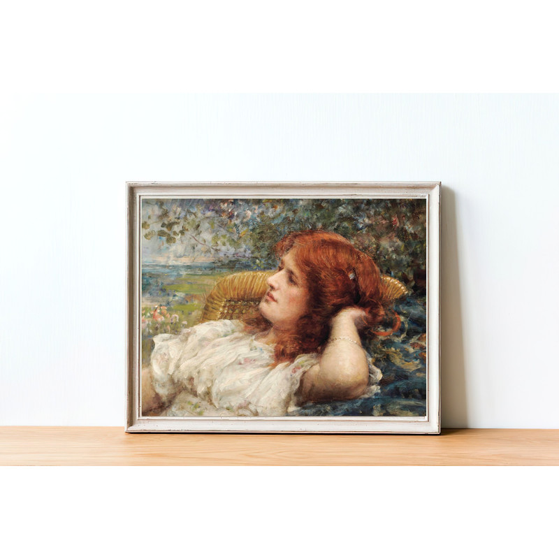 redhead woman portrait home decor.jpg