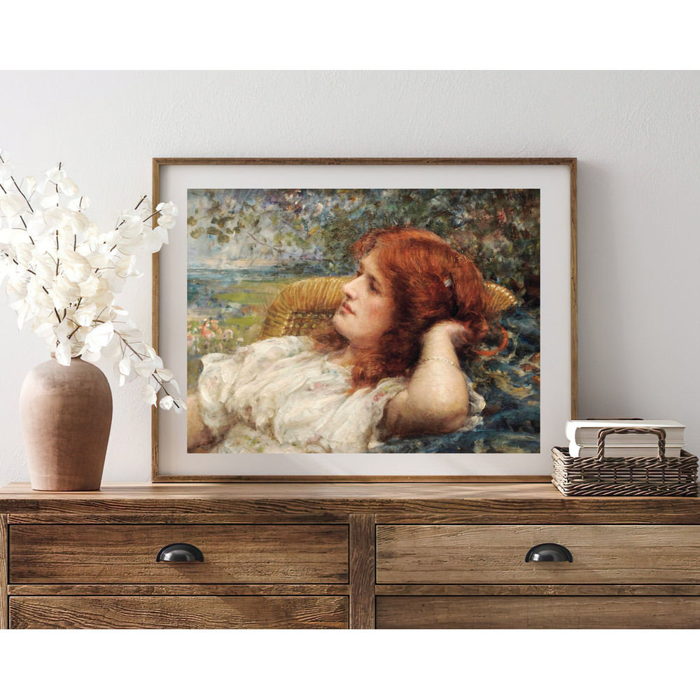 redhead woman portrait wall art print.jpg