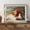 redhead woman portrait wall art print.jpg