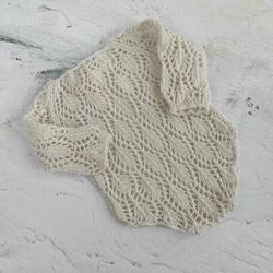 newborn props for photography newborn soft yarn for first photoshoot girly outfit for photos soft romper