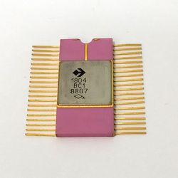 1804VS1 - CPU-BSP Clone AMD AM2901BPC 2901 - USSR Soviet Russian Gold Planar MPS