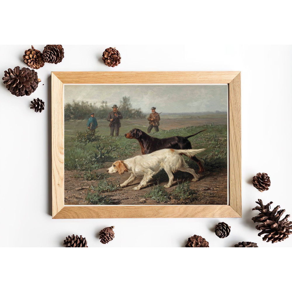 two setters wall art print.jpg