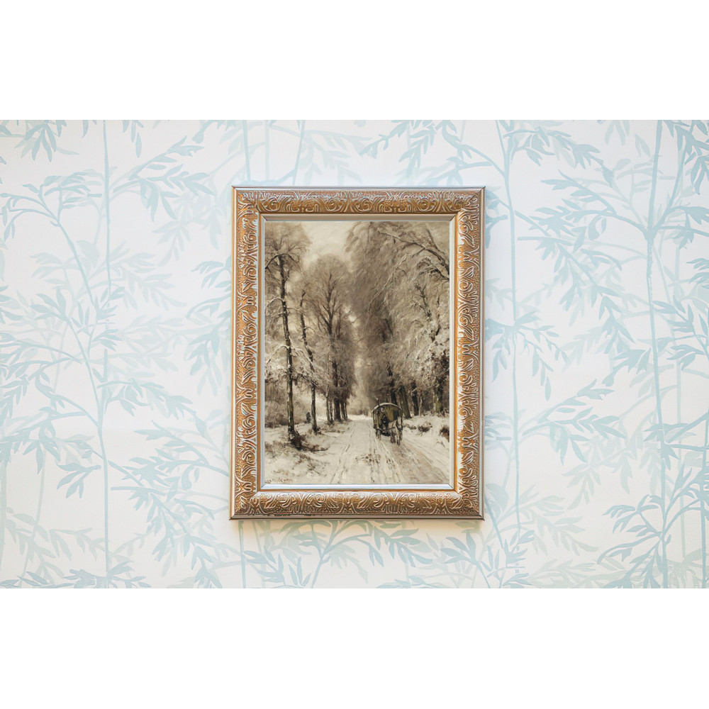 vintage snowy path wall art print.jpg