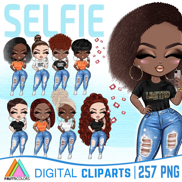 denim_girl_clipart_selfie_girl_printable_stickers_african_american_dolls_jeans_png.jpg