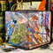 colorful_glitter_parrots_mixed_media_collage_on_the_square_tissue_box_3.jpg