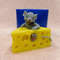 Mouse in a piece of cheese soap