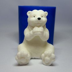 Polar bear 3 - silicone mold