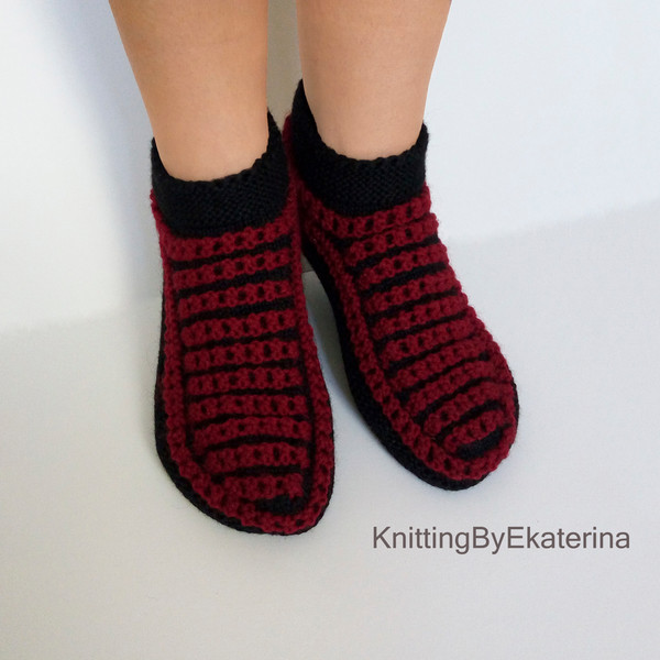 Knitted Slippers, Soft Wool Knit Slippers, Women Cozy Warm Slipper Socks in Gift Box, Warm Accessories, Christmas2.jpg