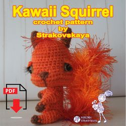 TUTORIAL: Kawaii style Baby Squirrel cuties crochet pattern