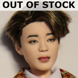 BTS Jimin custom portrait doll Korean idol OOAK