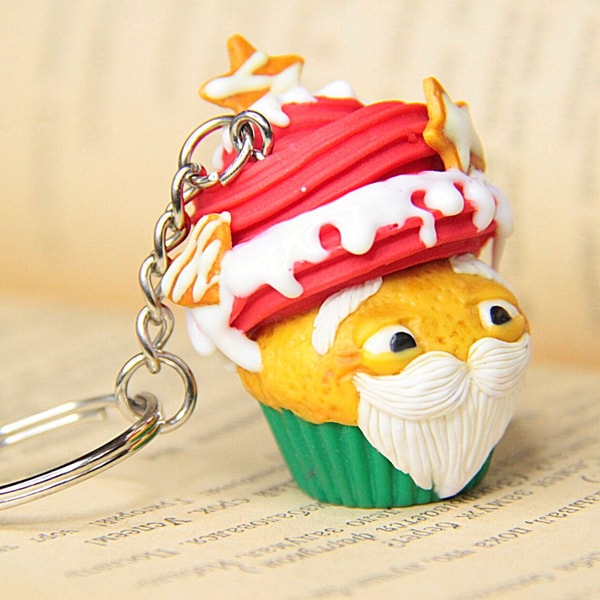 Santa Claus keychain,Christmas keychain gift, cute keychains - Inspire ...