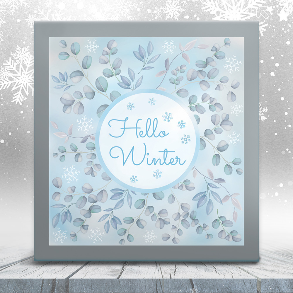 hello winter home decore