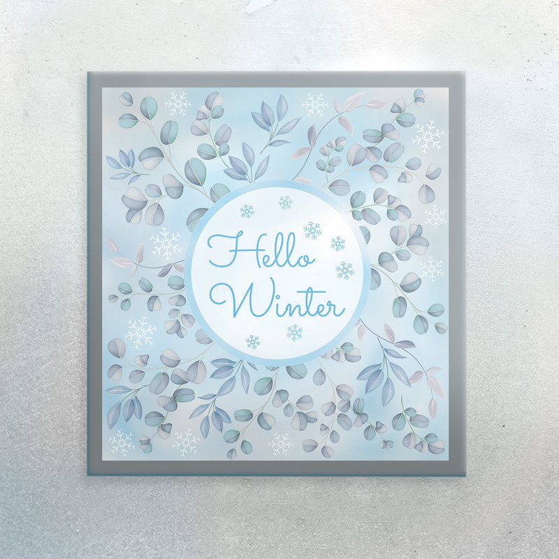 hello winter digital art prints