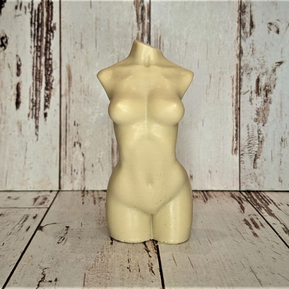 Female torso candle