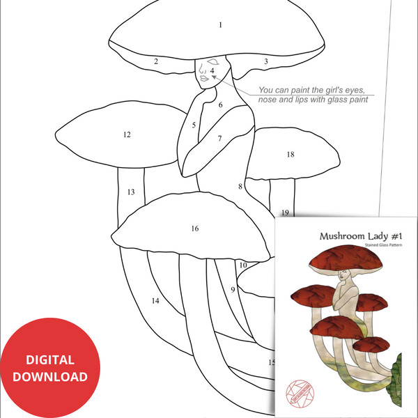 mushroom-lady-stained-glass-pattern-PDF