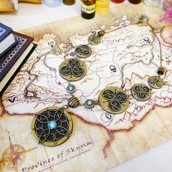 Amulet of Mara with Swarovski gems| Skyrim cosplay