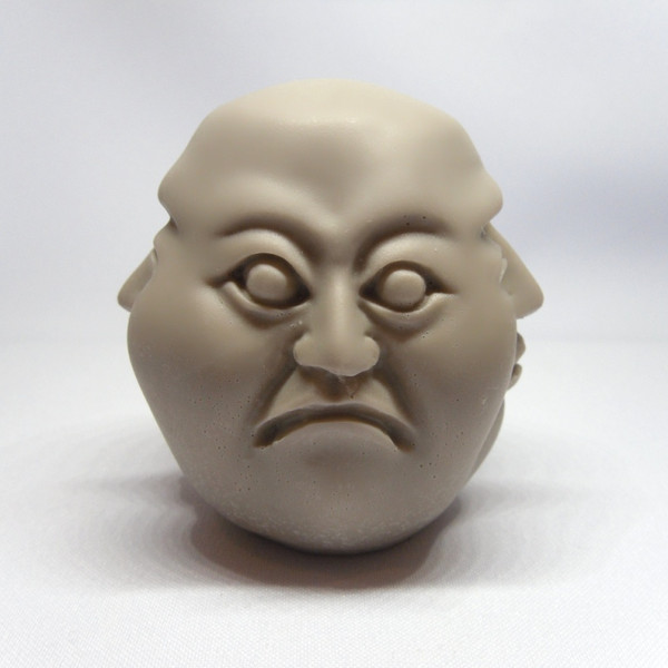 Angry face soap