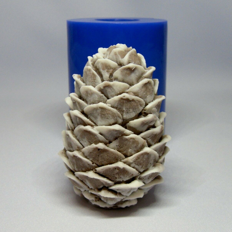 Pinecone soap and silicone mold