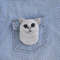 Needle felted white cat replica animal brooch (5).JPG
