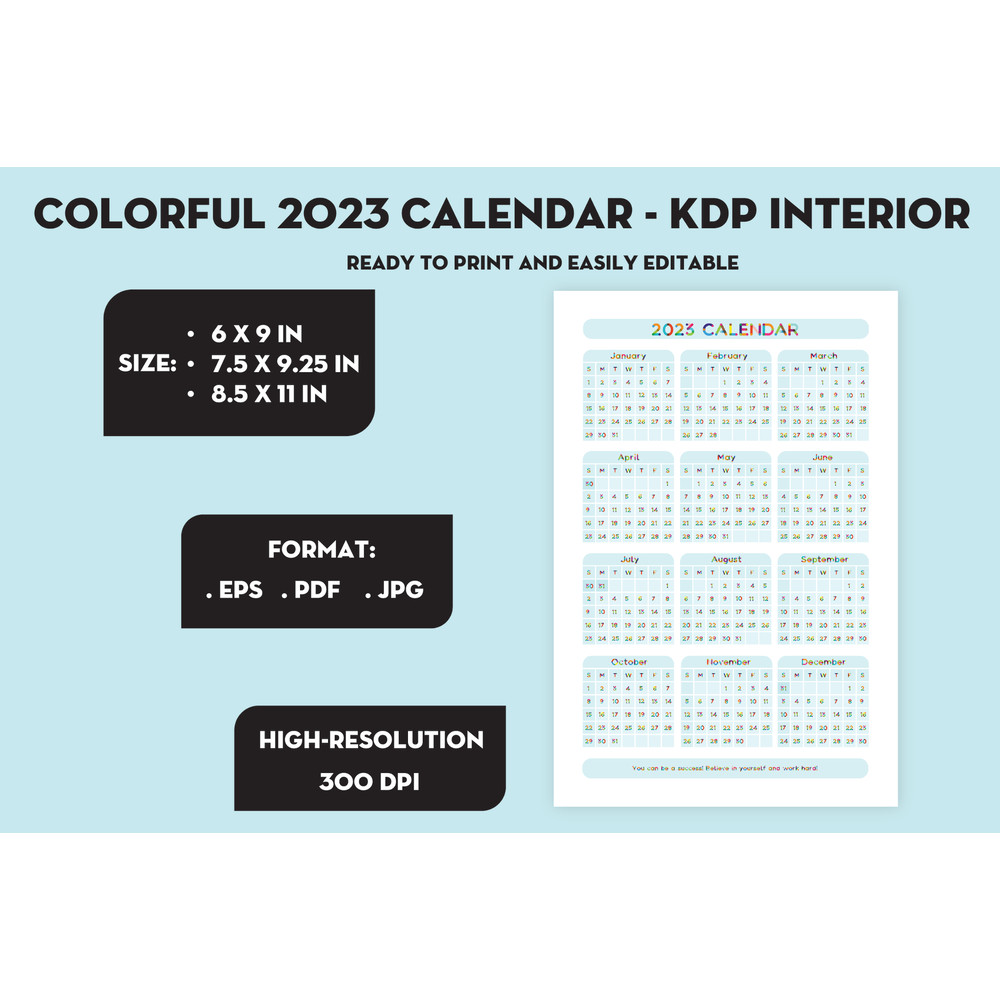 Colorful 2023 calendar - KDP interior cover 2.jpg