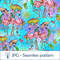 Flamingo Seamless Pattern