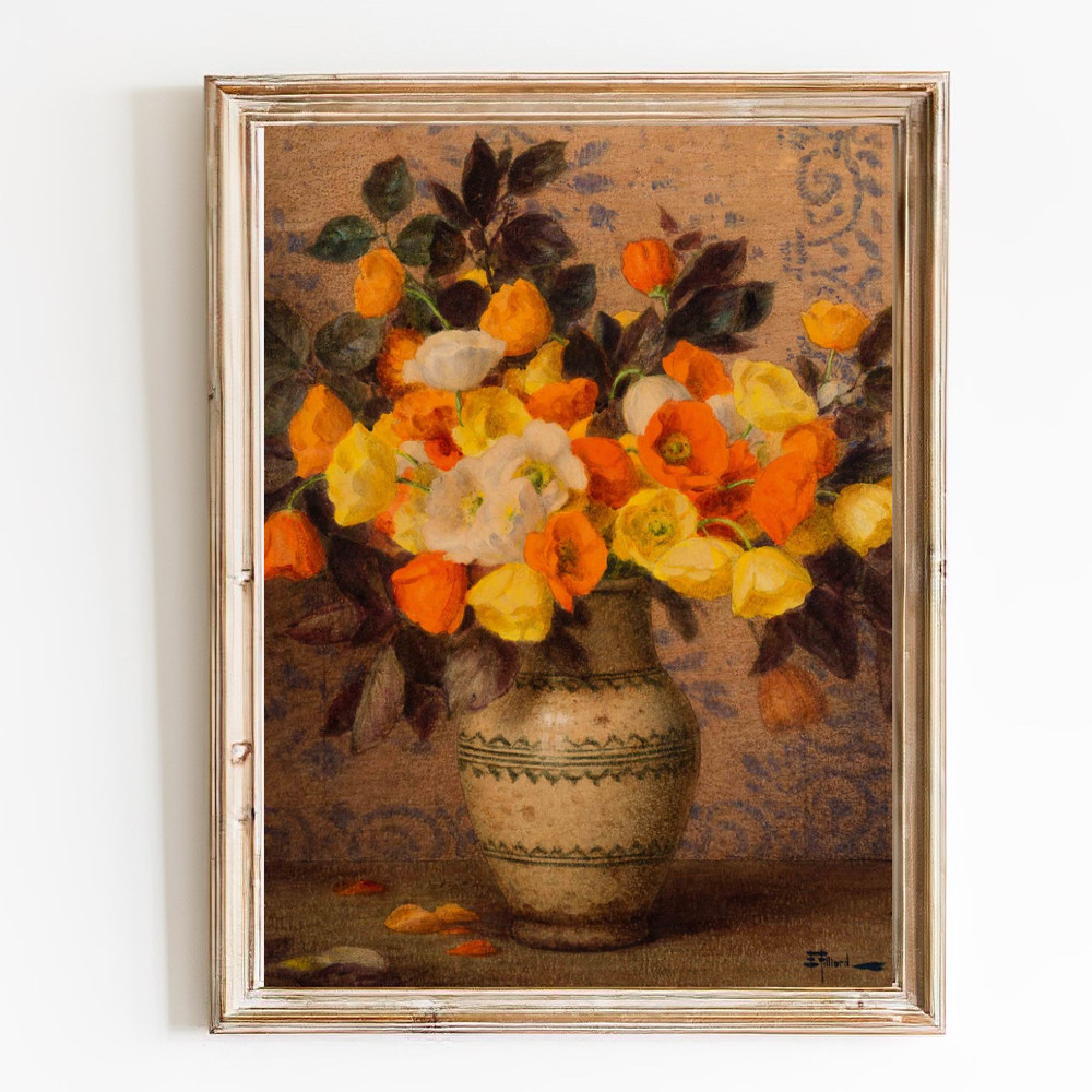 vintage poppies wall art.jpg