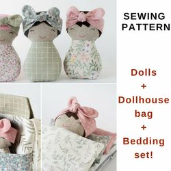 Dolls and Bag and Bedding. Sewing patterns and tutorials PDF