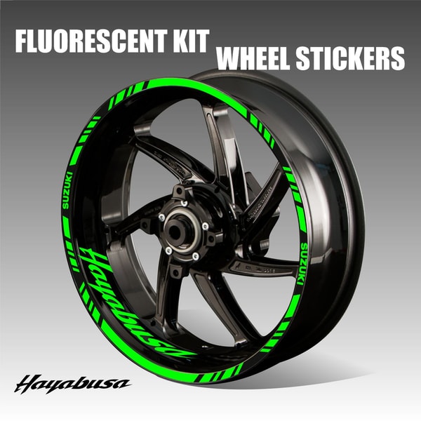 Hayabusa wheel decals Suzuki GSX-R 1300 stickers rim tape fe | Inspire ...