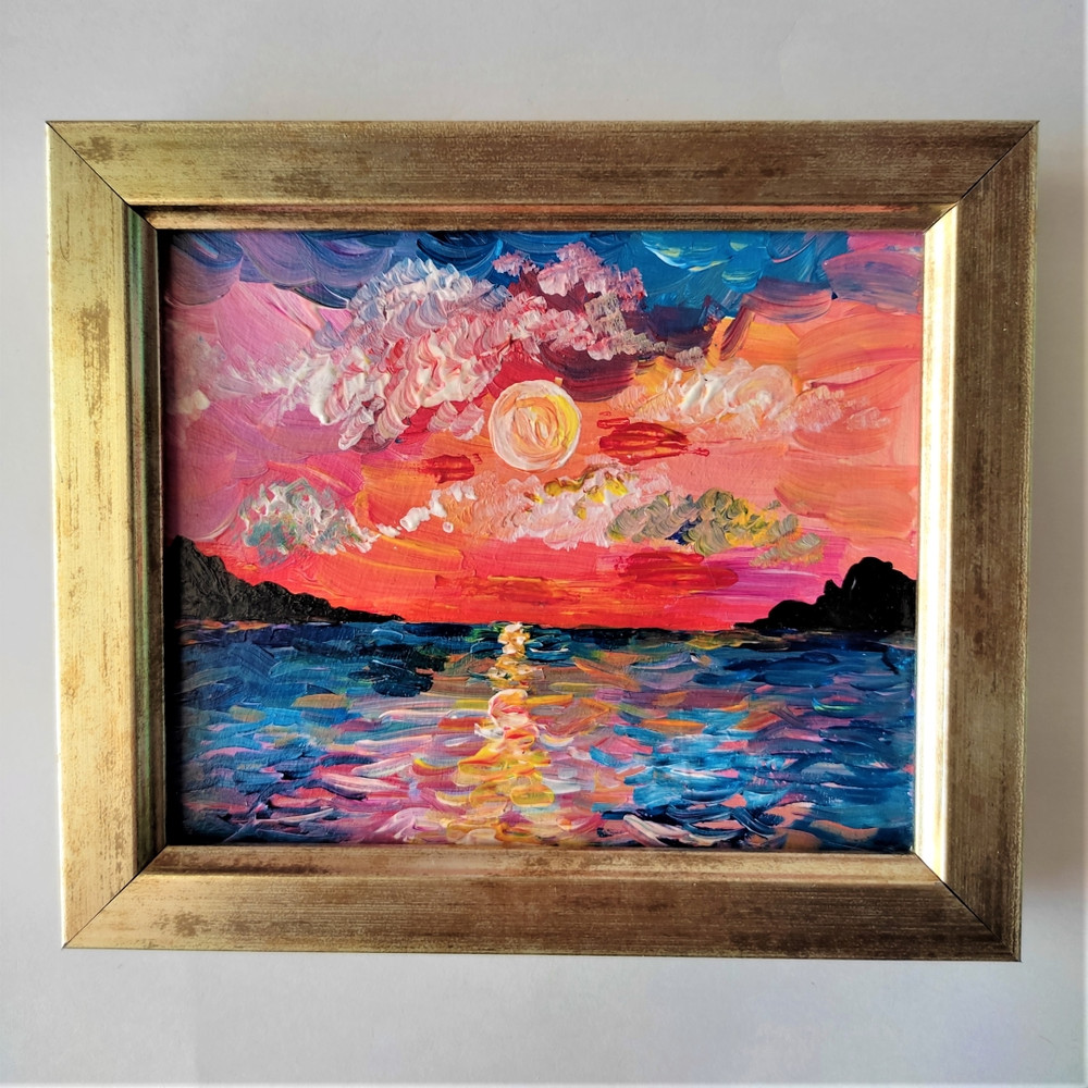 Seascape-sunset-small-painting-wall-decor-2.jpg