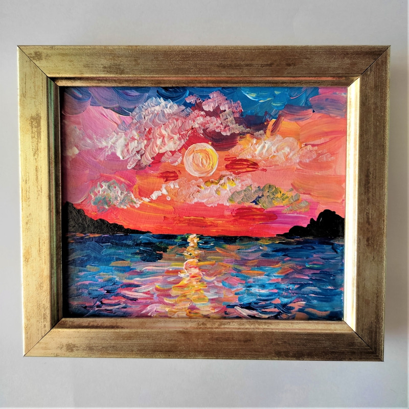 Seascape-sunset-small-painting-wall-decor-2.jpg