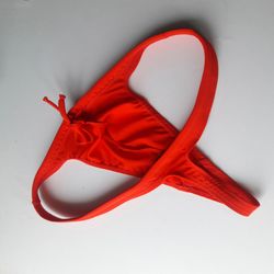 Swimming thong without lining. Handmade to order.