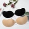 Adhesive pushup bra for swimwear and gowns