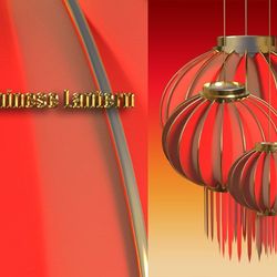 3d chinese lantern