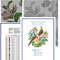 Cross Stitch Scheme Pheasant and lilies