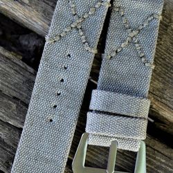 Ready strap Canvas double rolled light grey