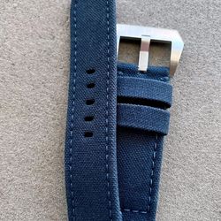 Ready strap Canvas rolled navy blue