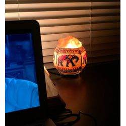 Elephant Salt Lamp Diffuser With Ul Listed Dimmer