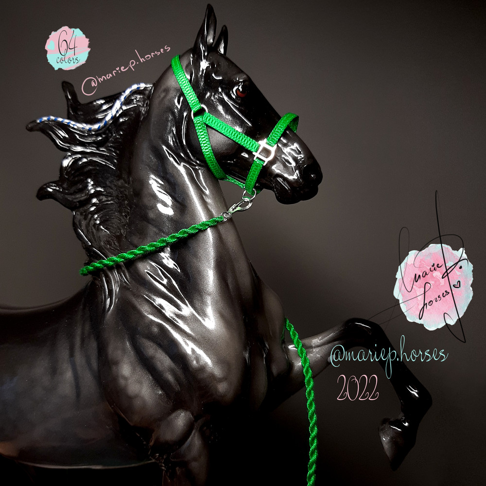 Breyer-horse-tack-accessories-lsq-model-halter-and-lead-rope-custom-toy-accessory-peter-stone-horses-artist-resin-traditional-MariePHorses-Marie-P-Horses
