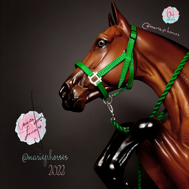 Breyer-horse-tack-accessories-lsq-model-halter-and-lead-rope-custom-toy-accessory-peter-stone-horses-artist-resin-traditional-MariePHorses-Marie-P-Horses