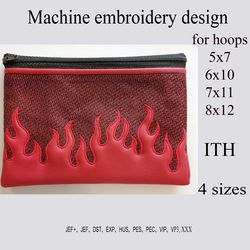 in the hoop bag machine embroidery design