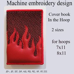ITH Cover for Book embroidery design