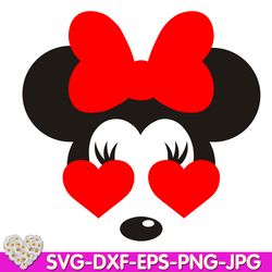 Miss Mouse with glasses digital design Cricut svg dxf eps png ipg pdf cut file